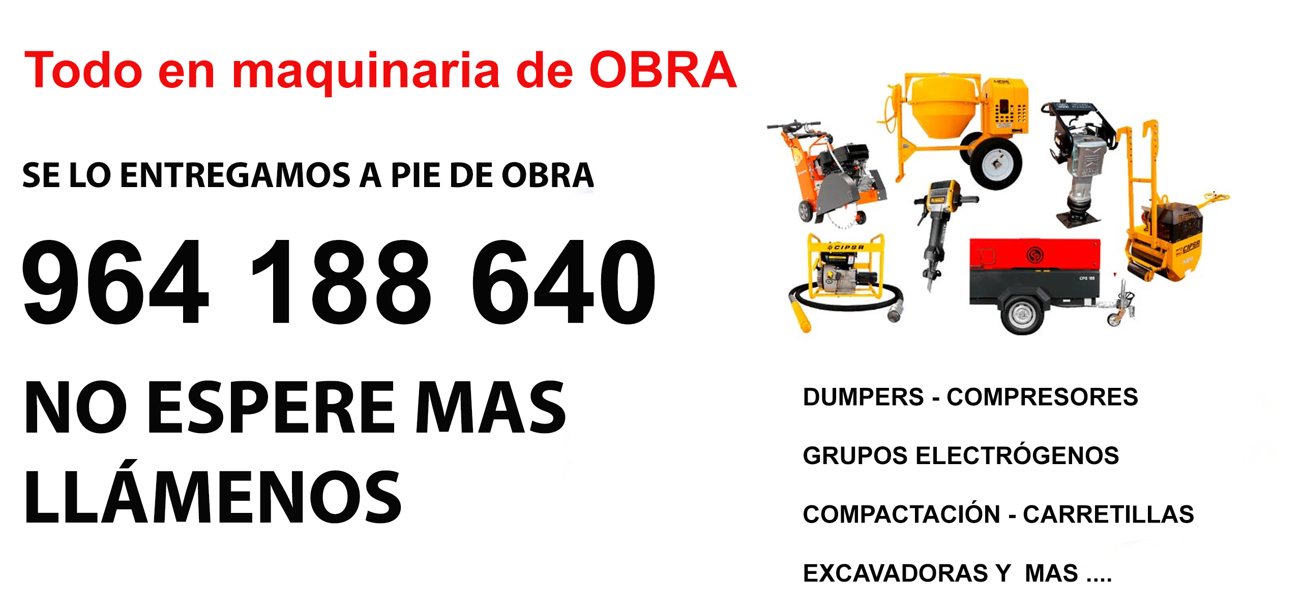 Maquinaria profesional Segorbe